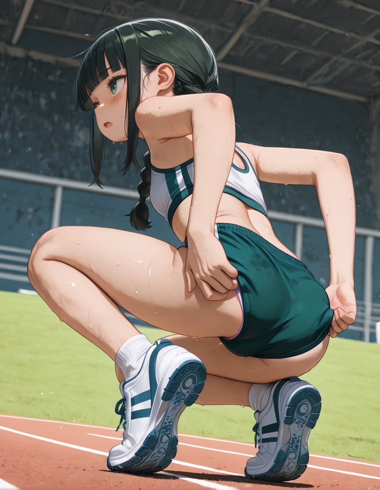 やばっパンツ見えてる！？