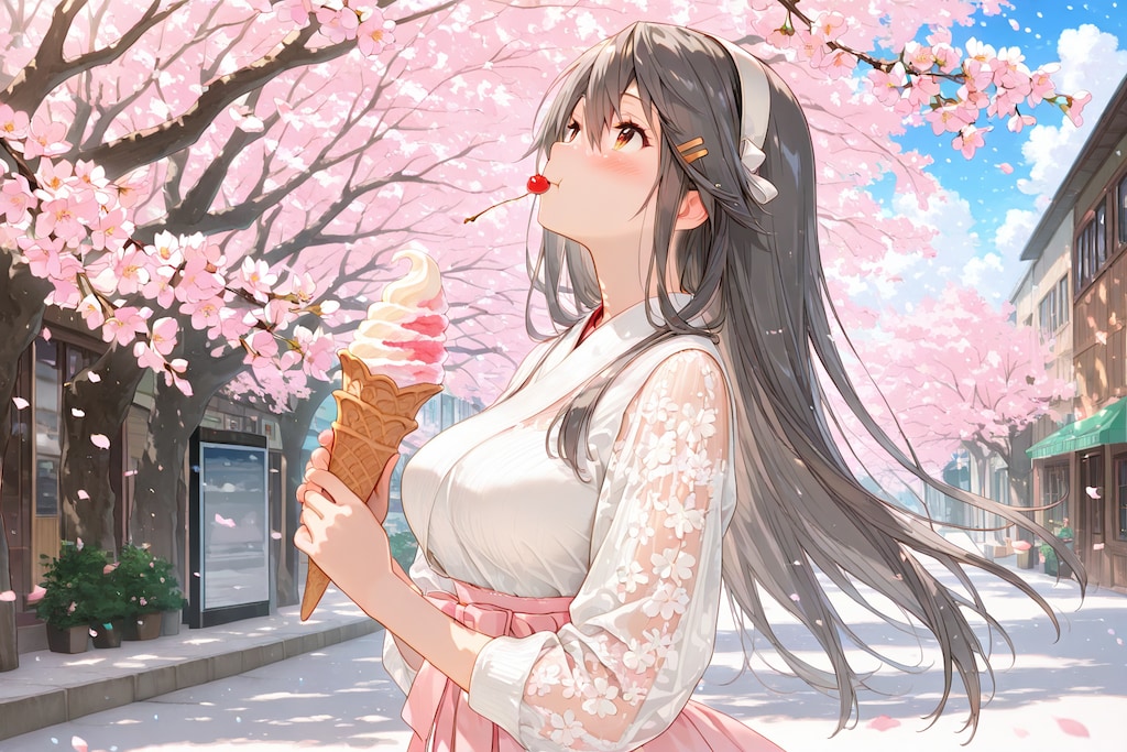 はるな＠お花見デート♪３