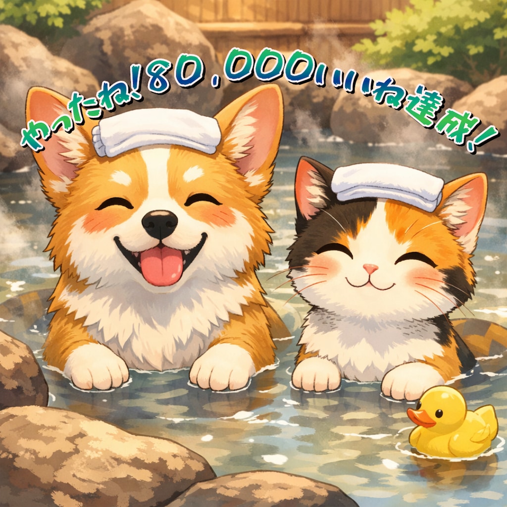 【記念】80,000いいね(≧∇≦)b到達