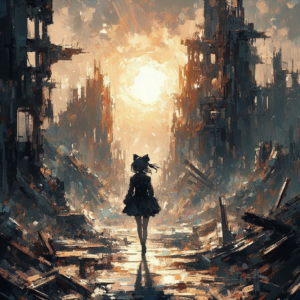 太陽と少女58 | の人気AIイラスト・グラビア