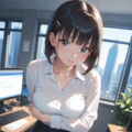 残業時間は積極的になる後輩OL 3枚目