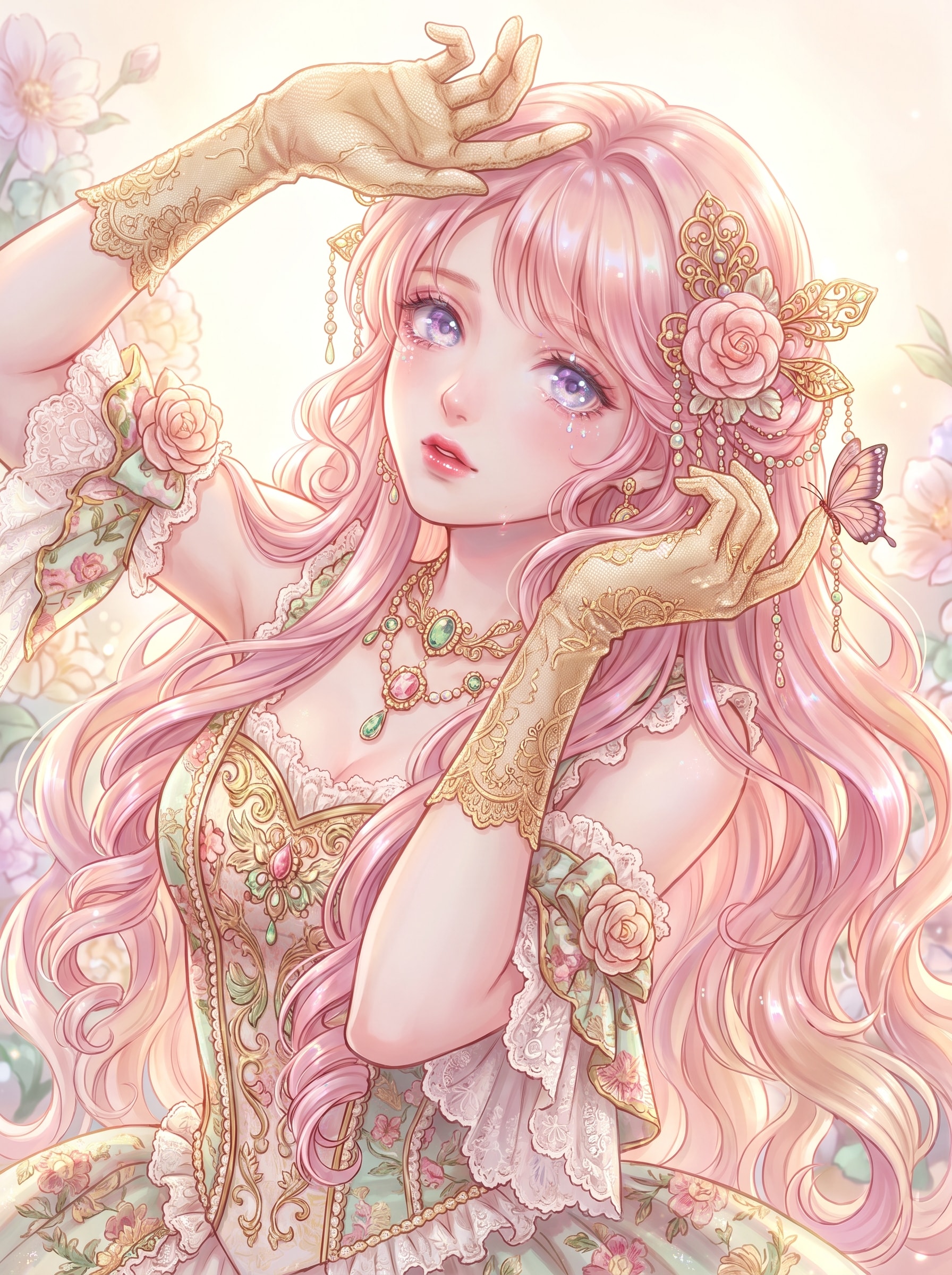 薄紅の夢宴 | の人気AIイラスト・グラビア
