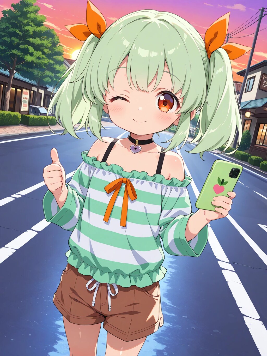 りおちゃんの帰り道