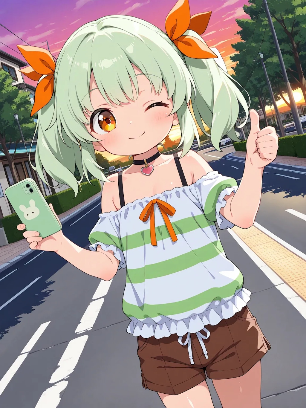 りおちゃんの帰り道