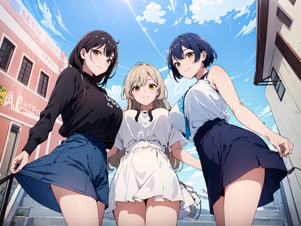 おねえさんたちとあそぼ