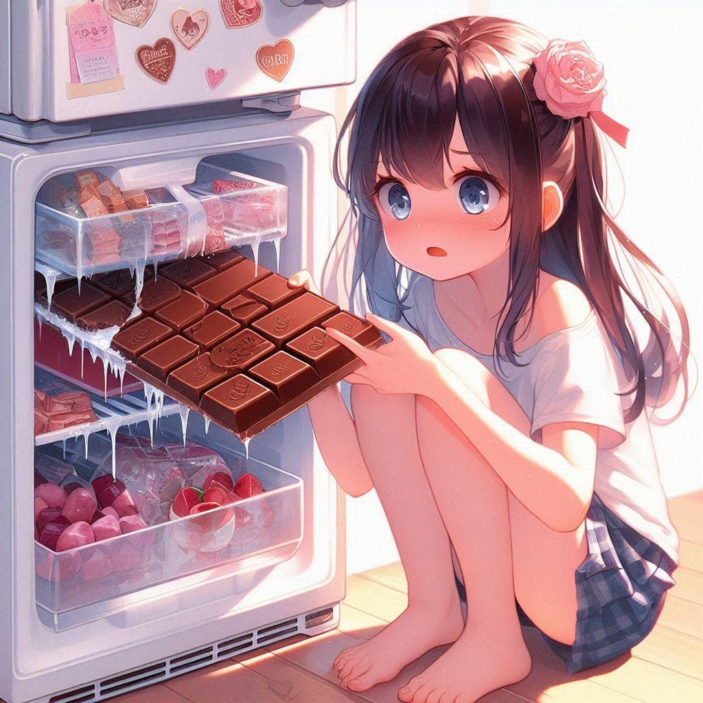 チョコ冷凍