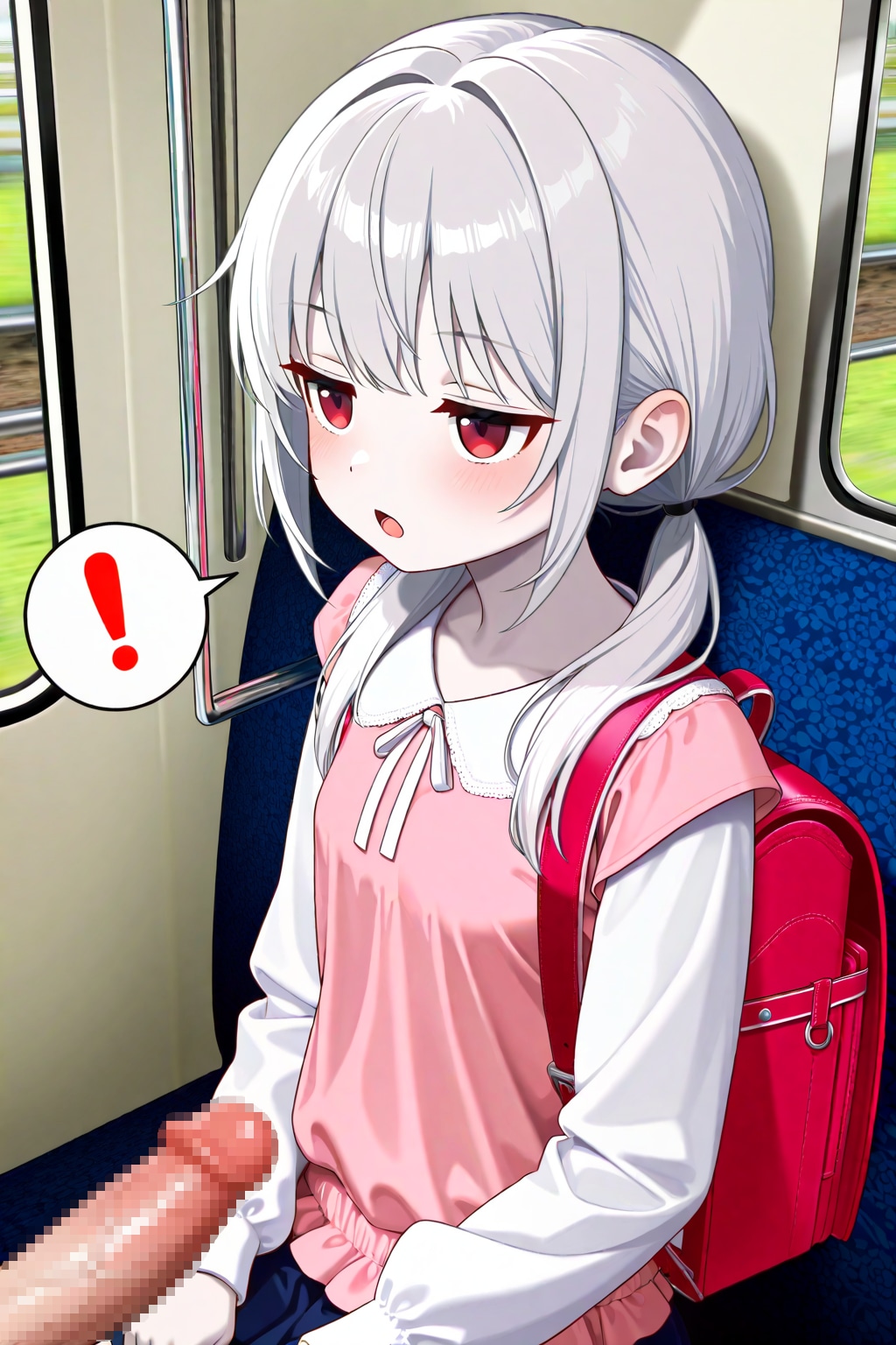 アイちゃんを電車で痴漢