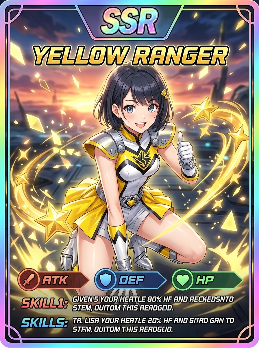 SSR 戦隊ヒロインカード