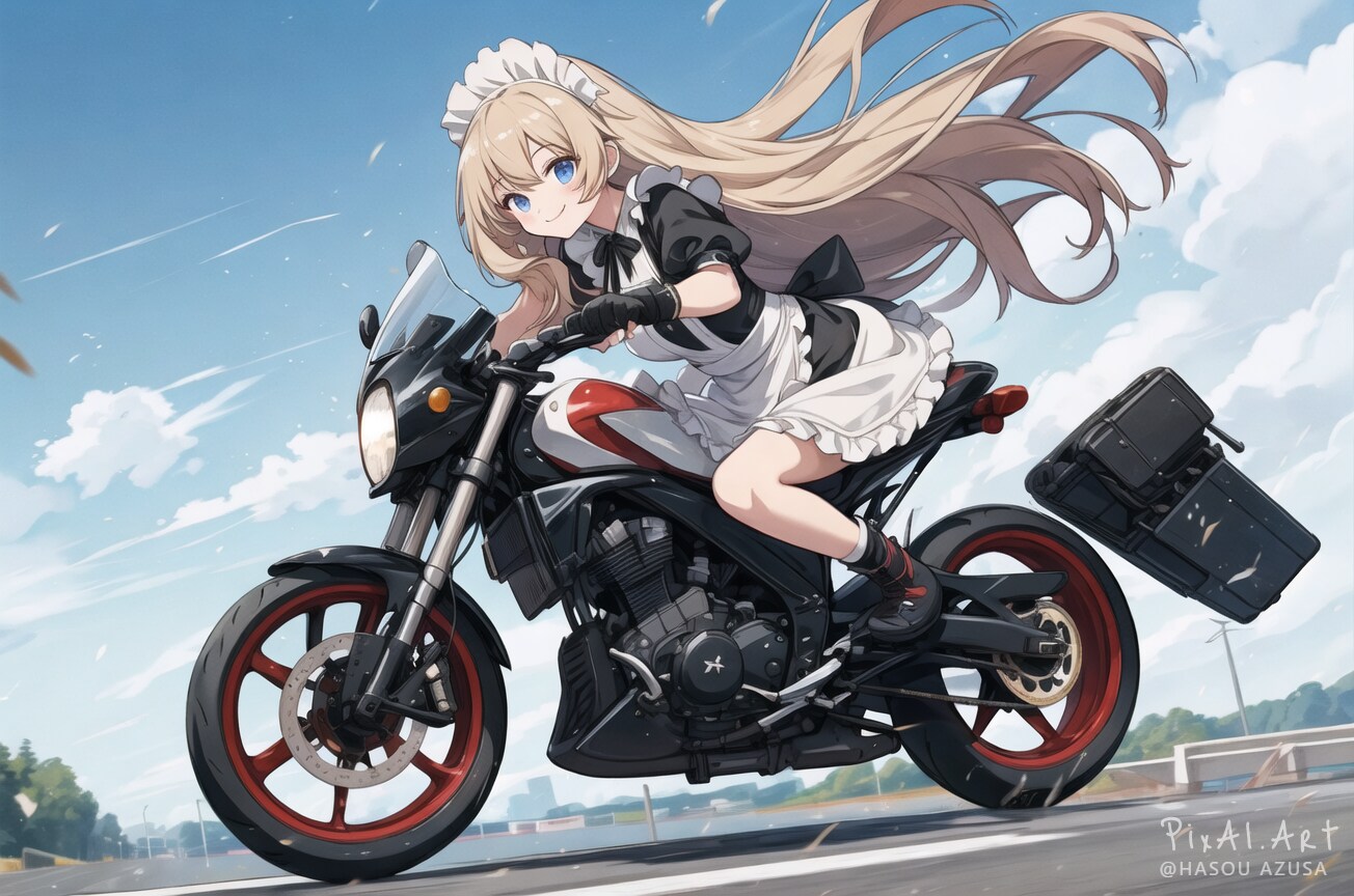 バイクがカーブで落とすもの、なーんだ？