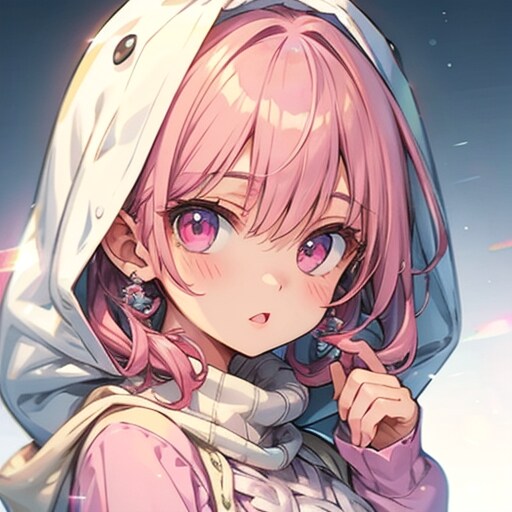 ぴんくがみのおんなのこ