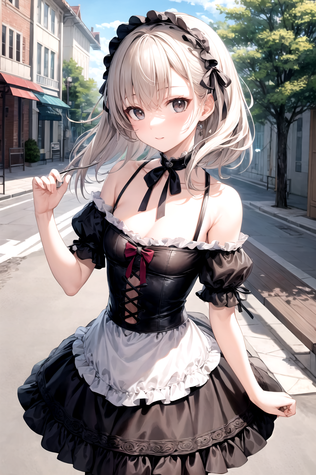 貧乳ゴスロリ少女