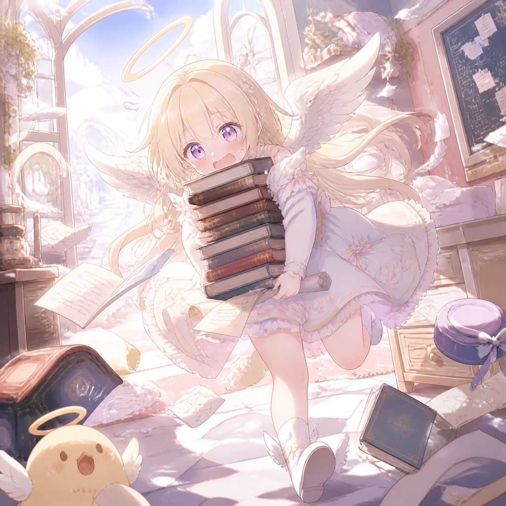 頑張り屋な天使ちゃん（１）GPTimages2.0