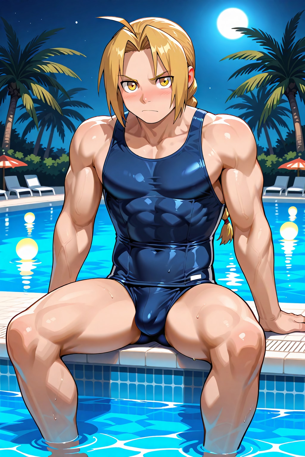 半勃起