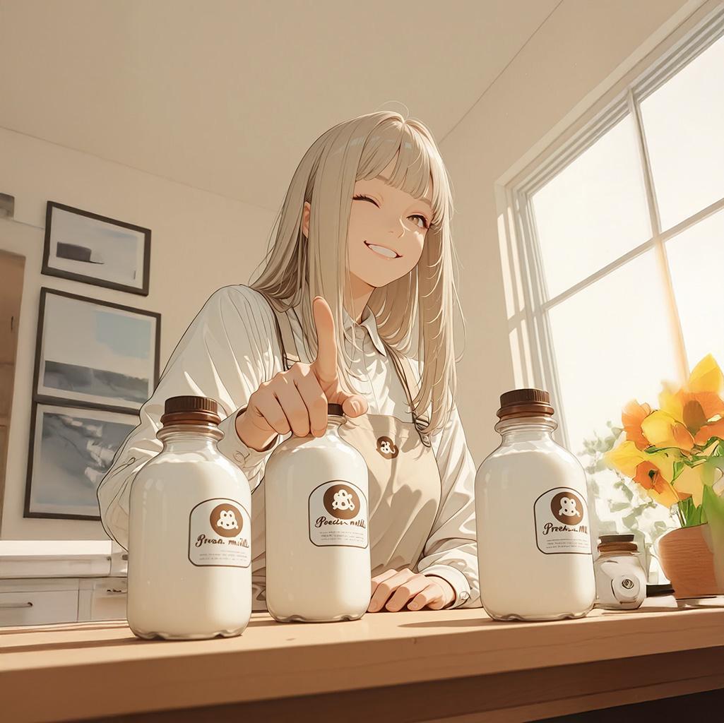 『ユー、牧場ミルク買っちゃいなよ！』 | の人気AIイラスト・グラビア