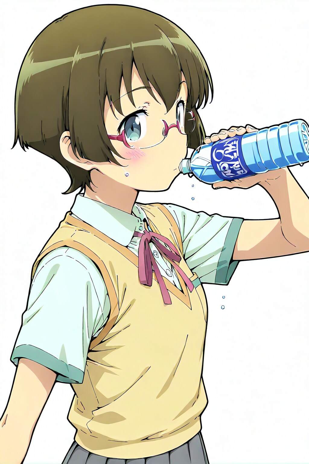 水分補給　manami | の人気AIイラスト・グラビア