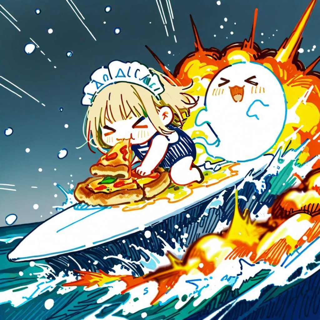 お ピ ッ ツ ァ ーフ ィ ン🍕🏄‍♀️ in Winter