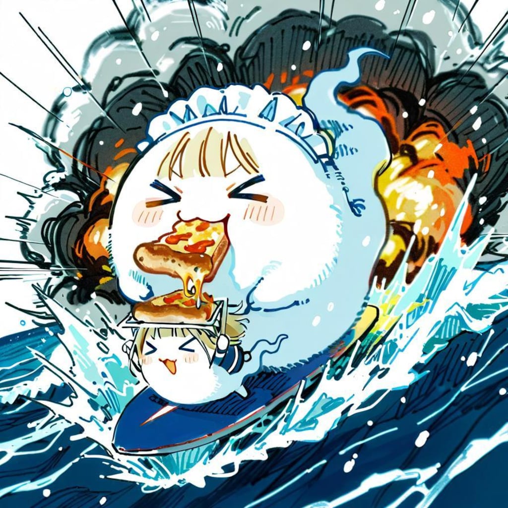 お ピ ッ ツ ァ ーフ ィ ン🍕🏄‍♀️ in Winter