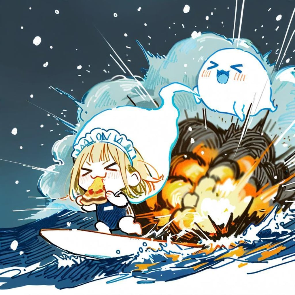 お ピ ッ ツ ァ ーフ ィ ン🍕🏄‍♀️ in Winter
