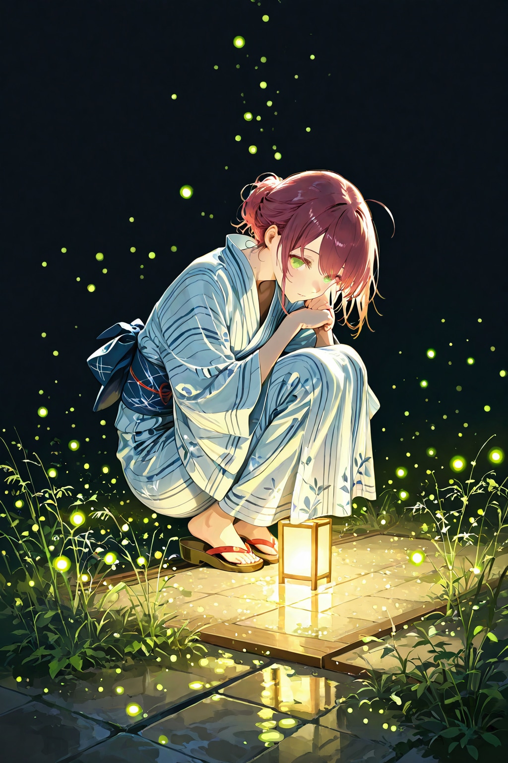 蛍夜 | の人気AIイラスト・グラビア