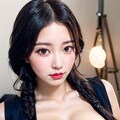 黒ドレスでポロリ 11枚目