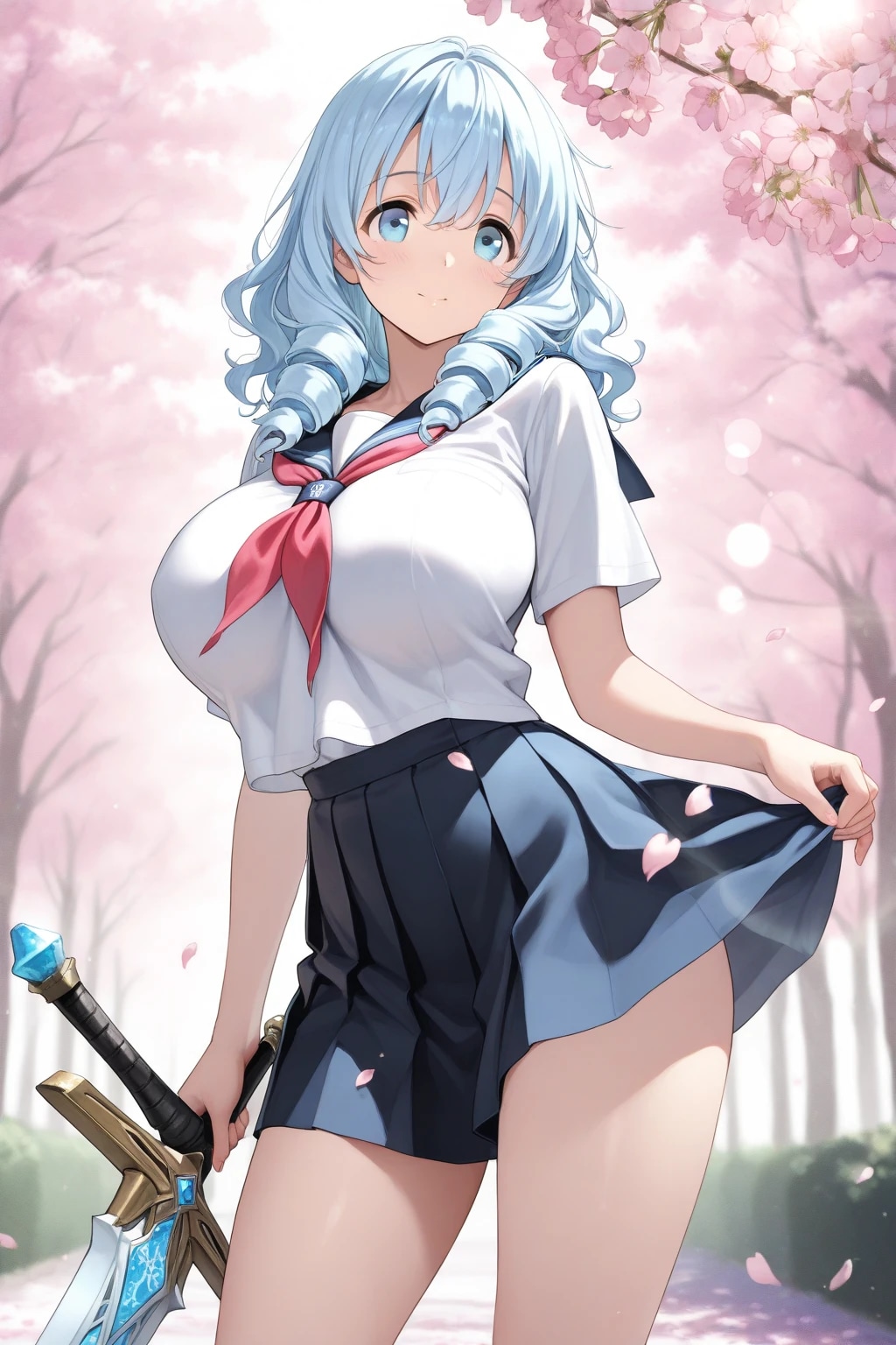 桜と武器とセーラー服