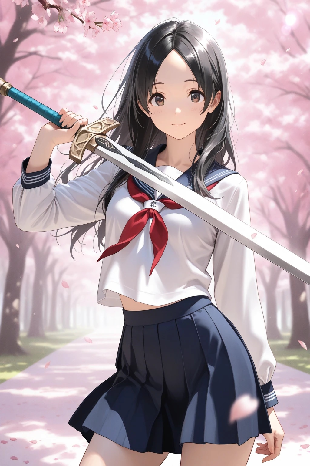 桜と武器とセーラー服