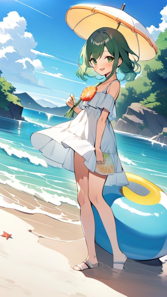 夏の日の終わりに | の人気AIイラスト・グラビア