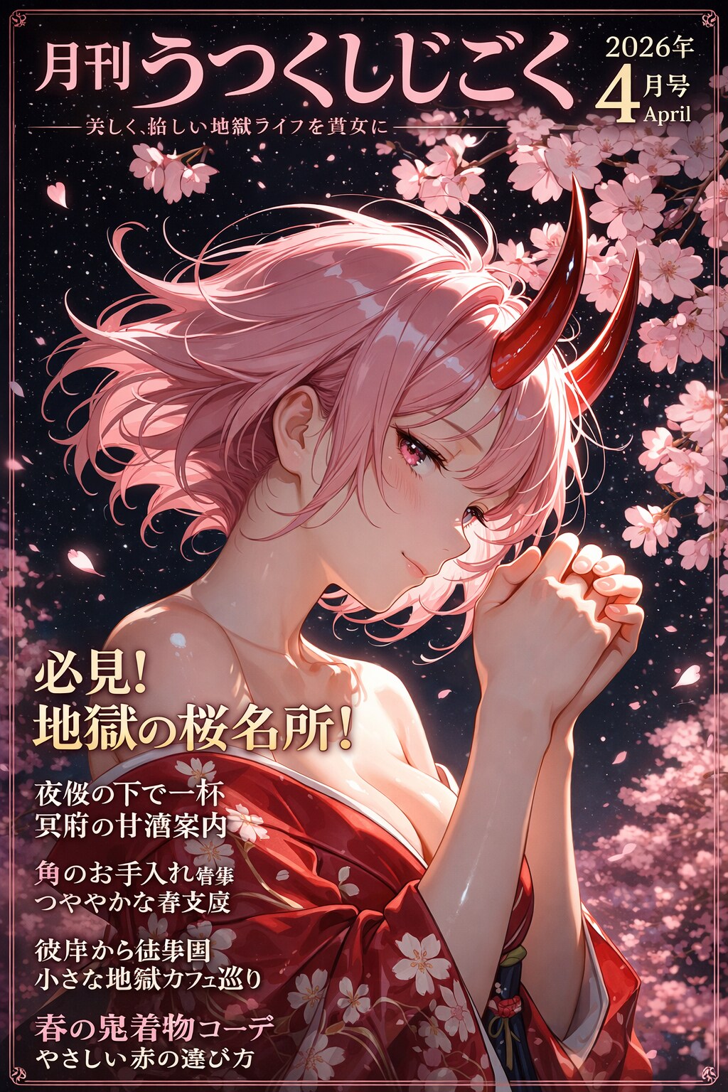 月刊うつくしじごく。
