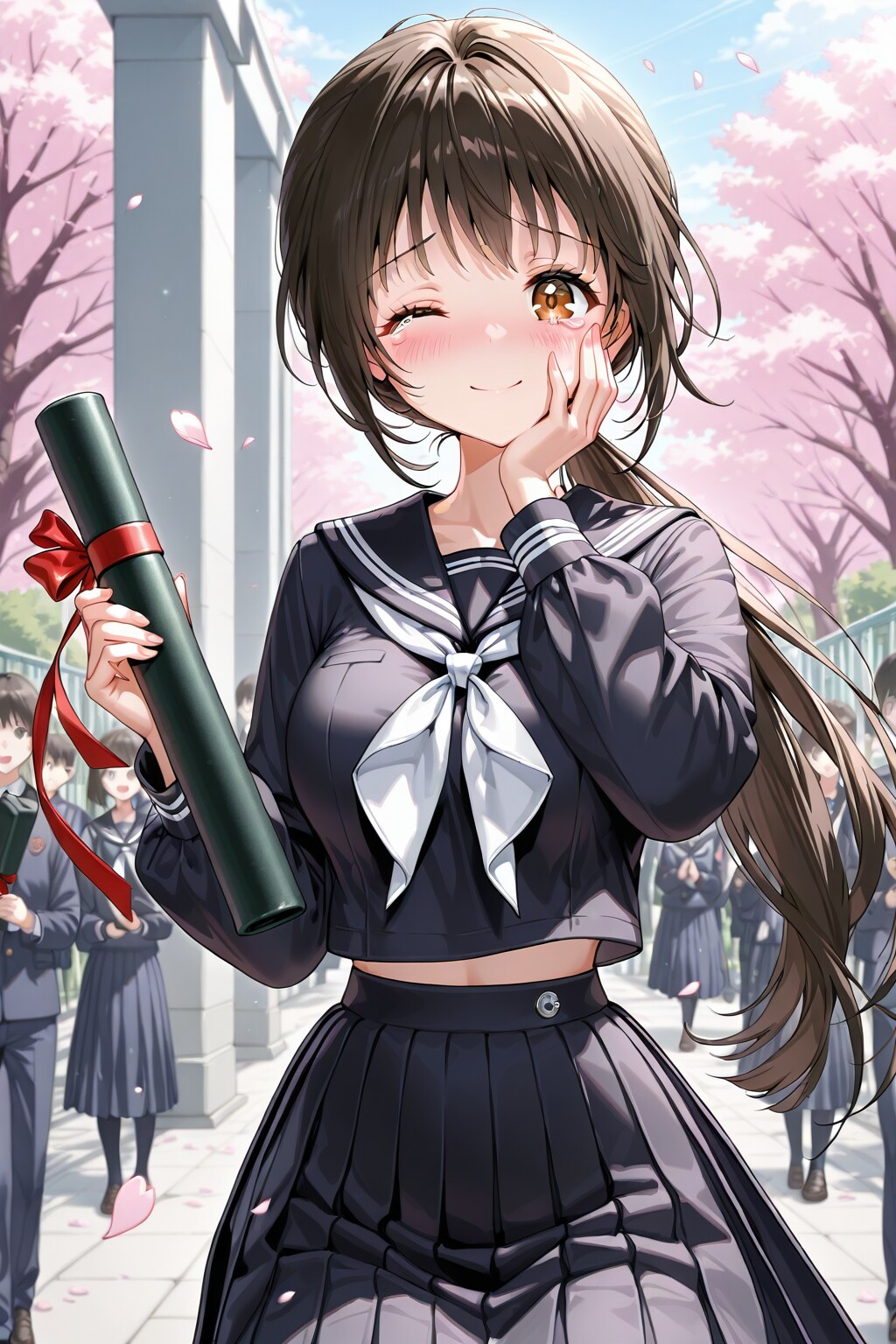 長女の卒業式の風景