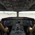 旅客機の操縦席 2枚目