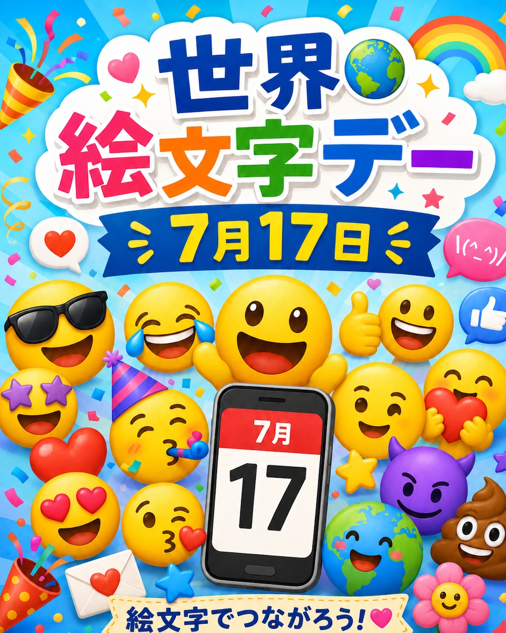 [今日は何の日 7/17] 世界絵文字デー