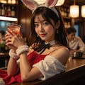 バニーガールのホステス 3枚目