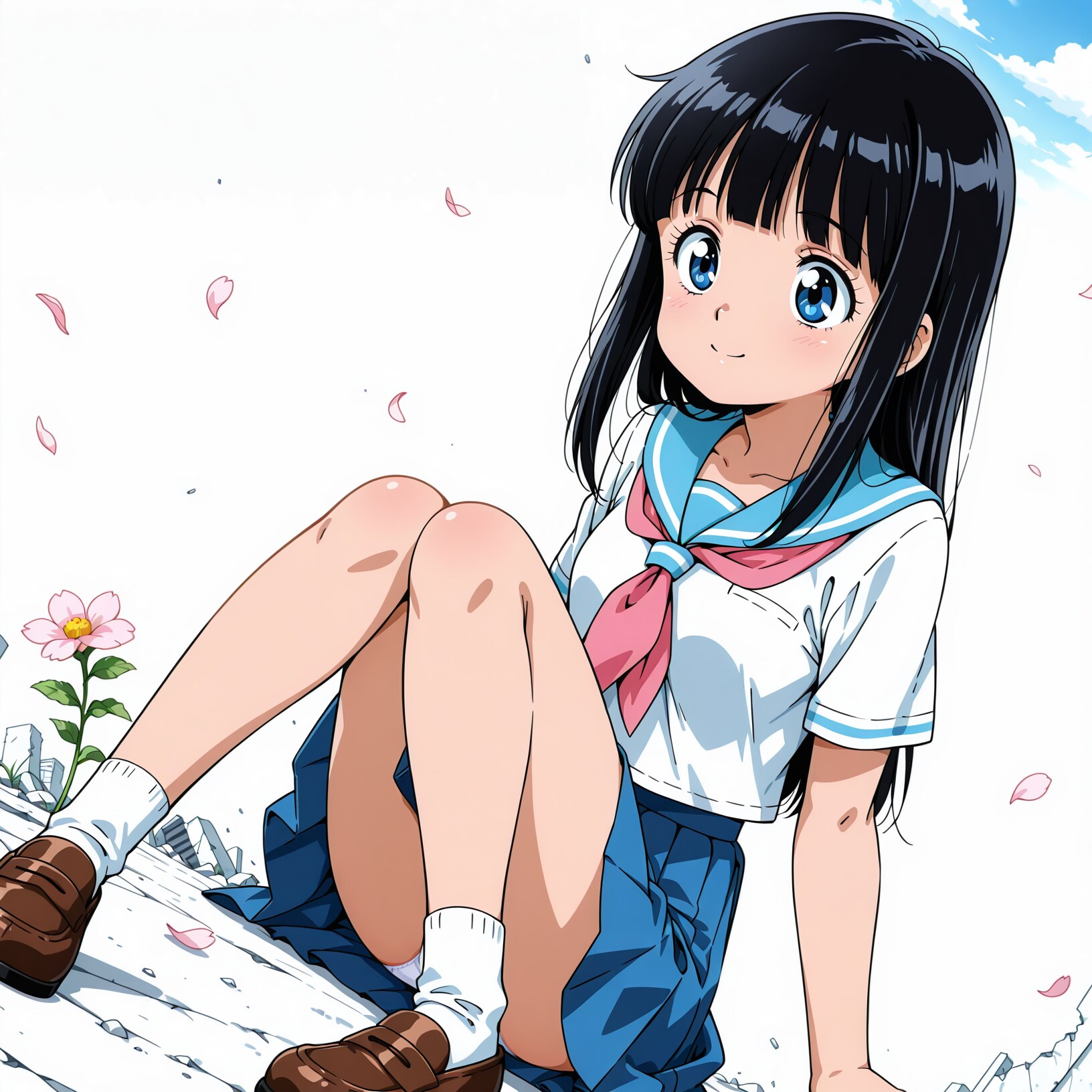 セーラー服の少女