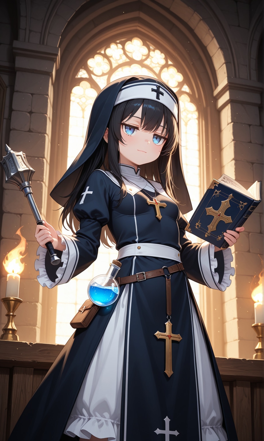 クレリック黒髪ちゃん