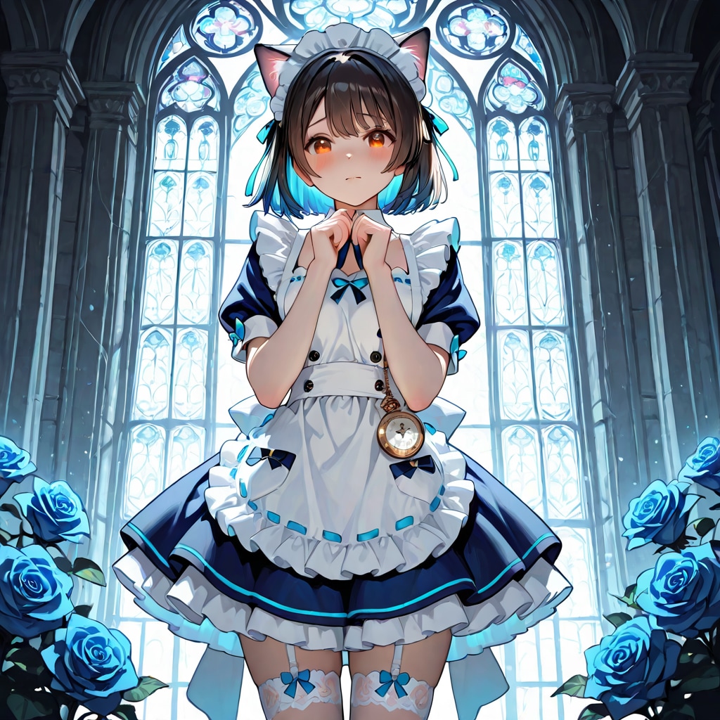 蒼い月光と秘密の庭