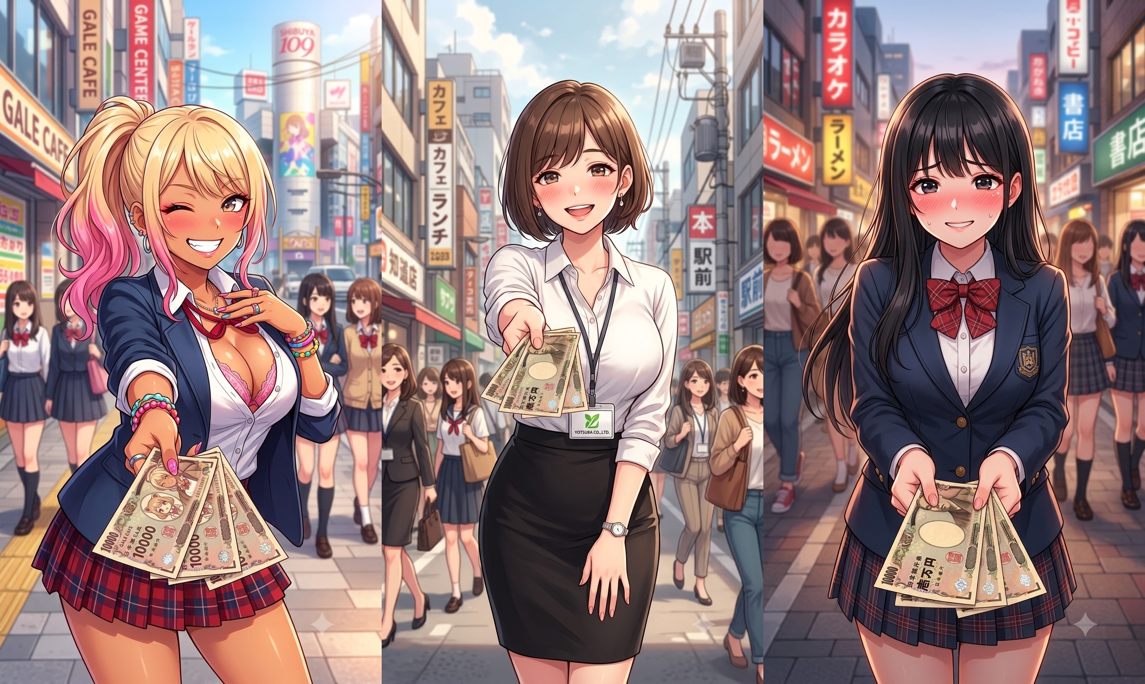 女性が男性を買う世界