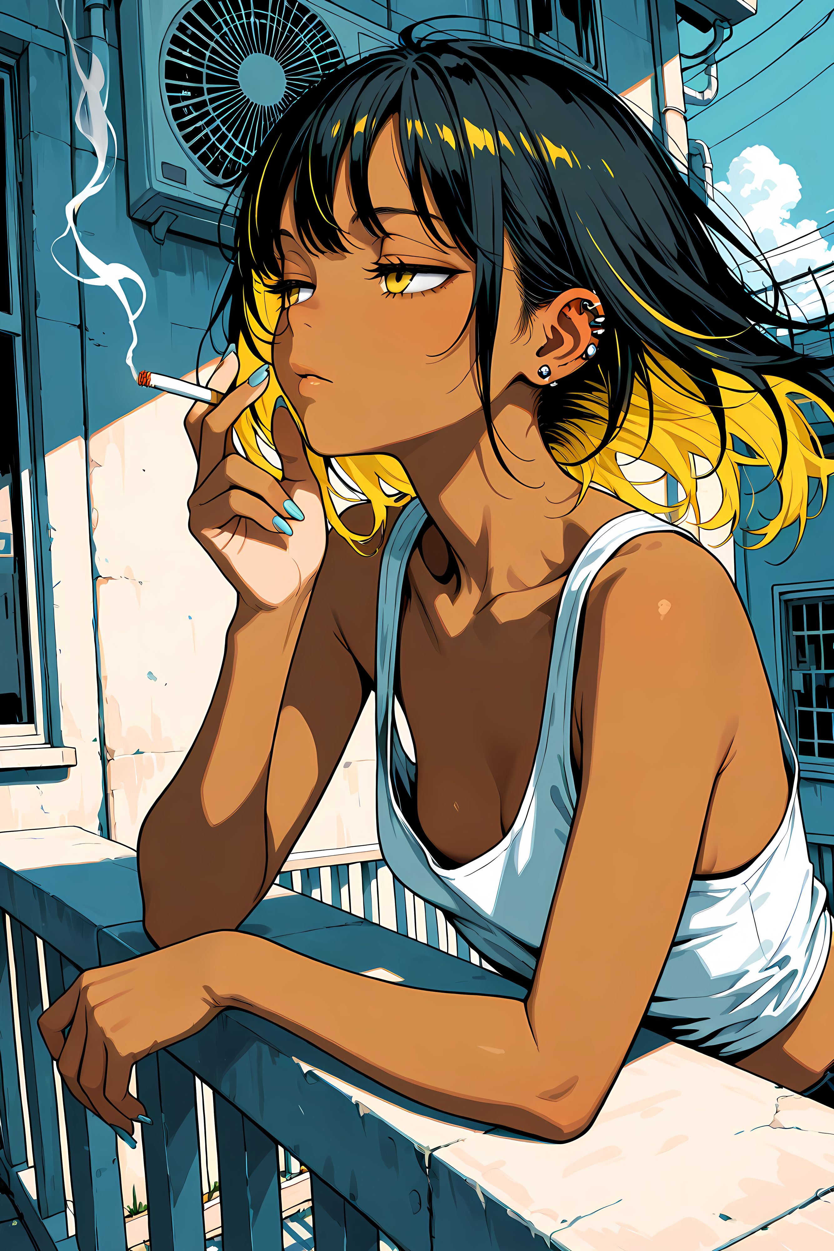 煙草を持つ手🚬