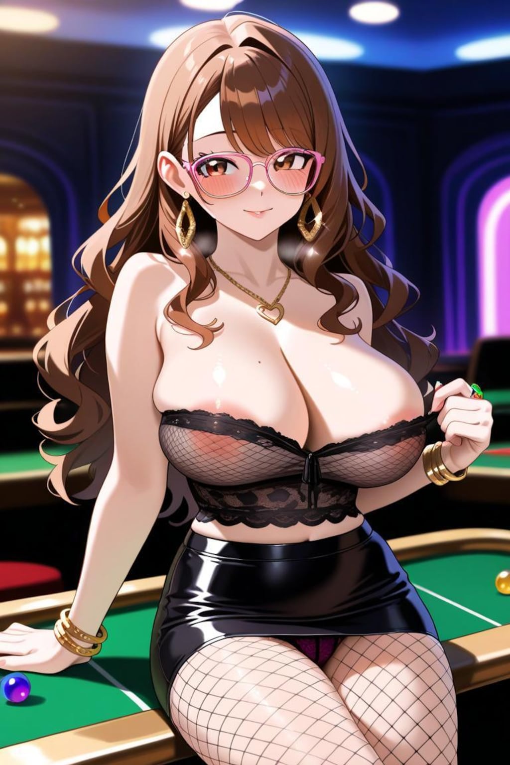 うちの子　茶髪のお姉さん　カジノガール