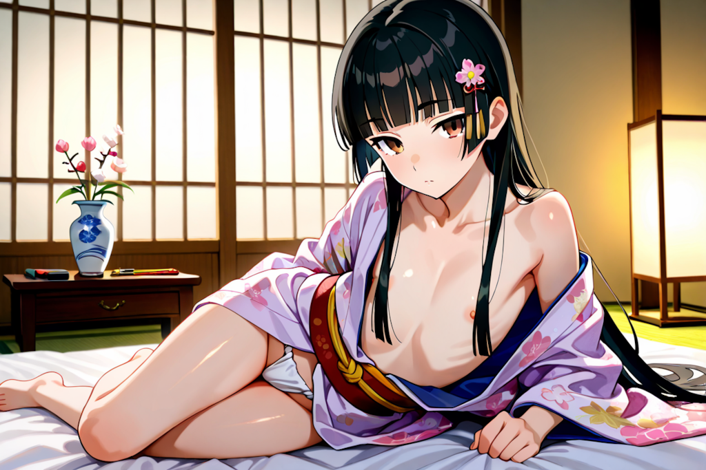 宵闇に咲く、男姫の戯れ