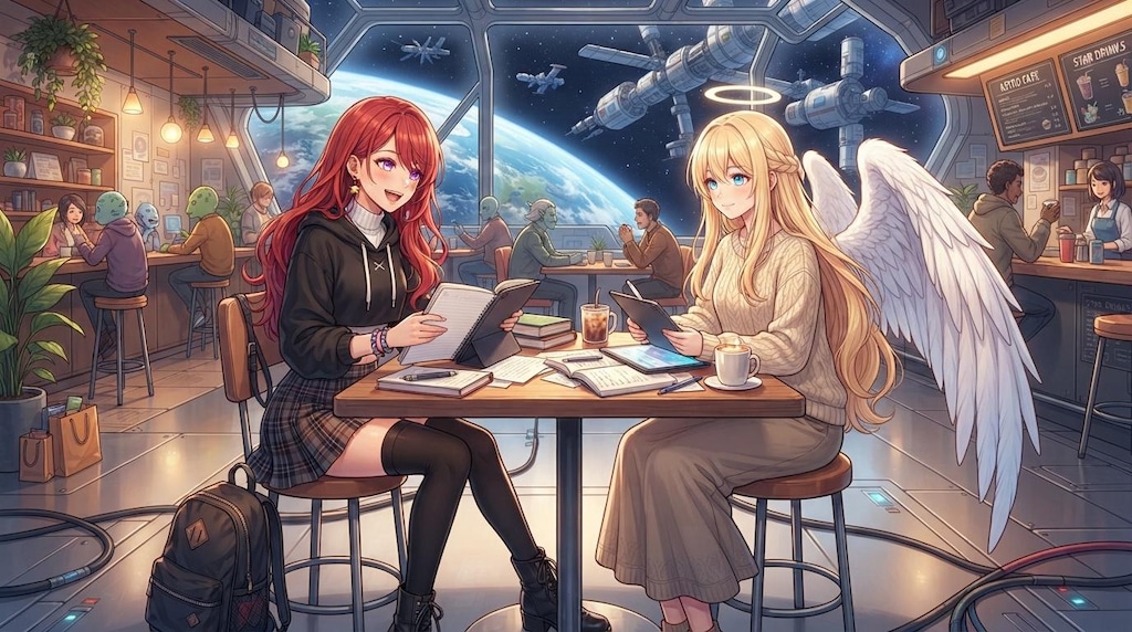 宇宙でのカジュアル勉強会⭐