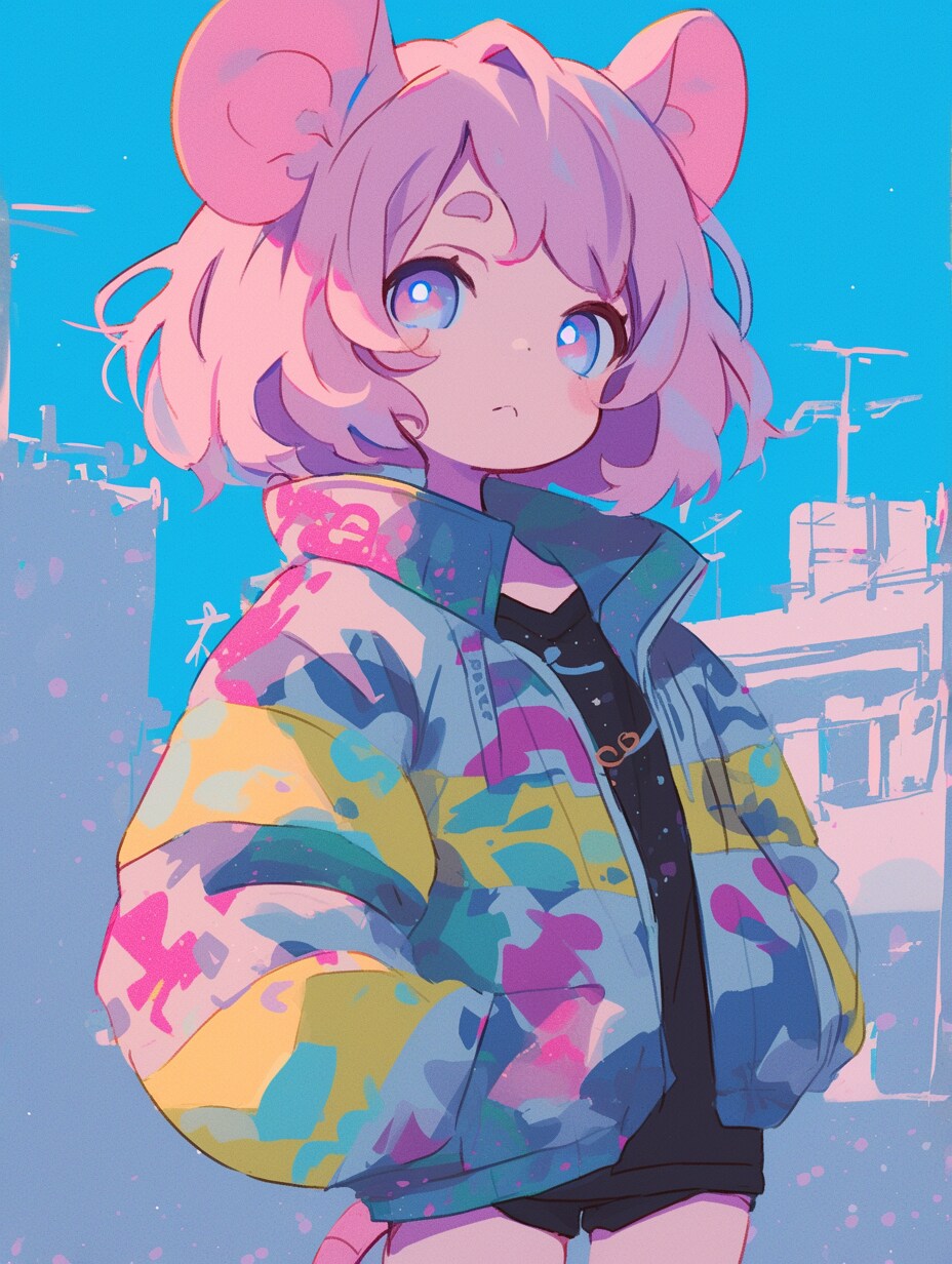 太眉🐭ガール | の人気AIイラスト・グラビア