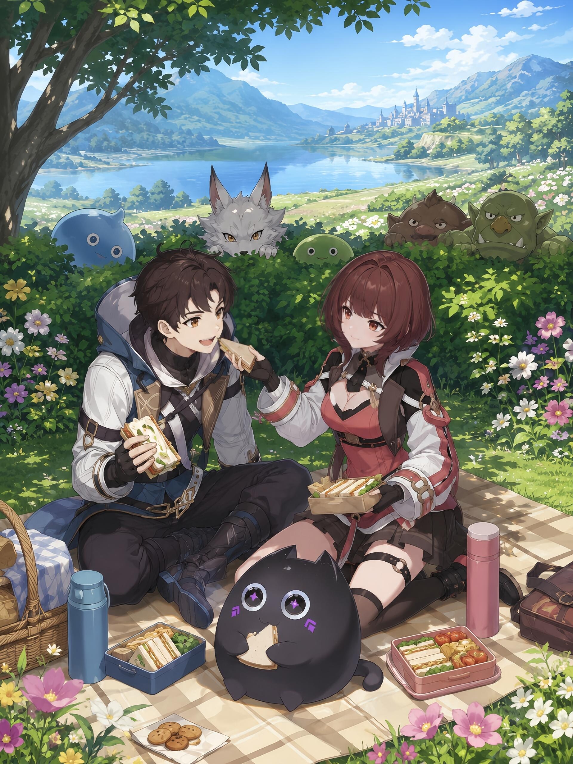 MONGIL PICNIC | の人気AIイラスト・グラビア
