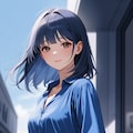 青髪うちの子夏服？総選挙 4枚目