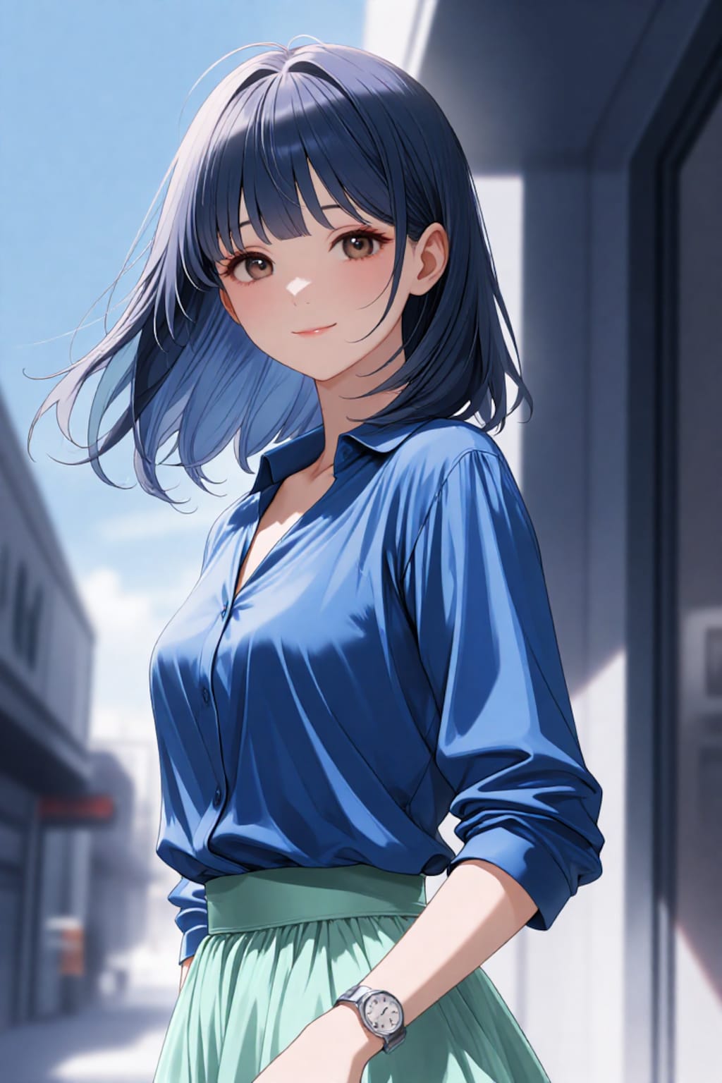 青髪うちの子夏服？総選挙