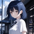 青髪うちの子夏服？総選挙 6枚目