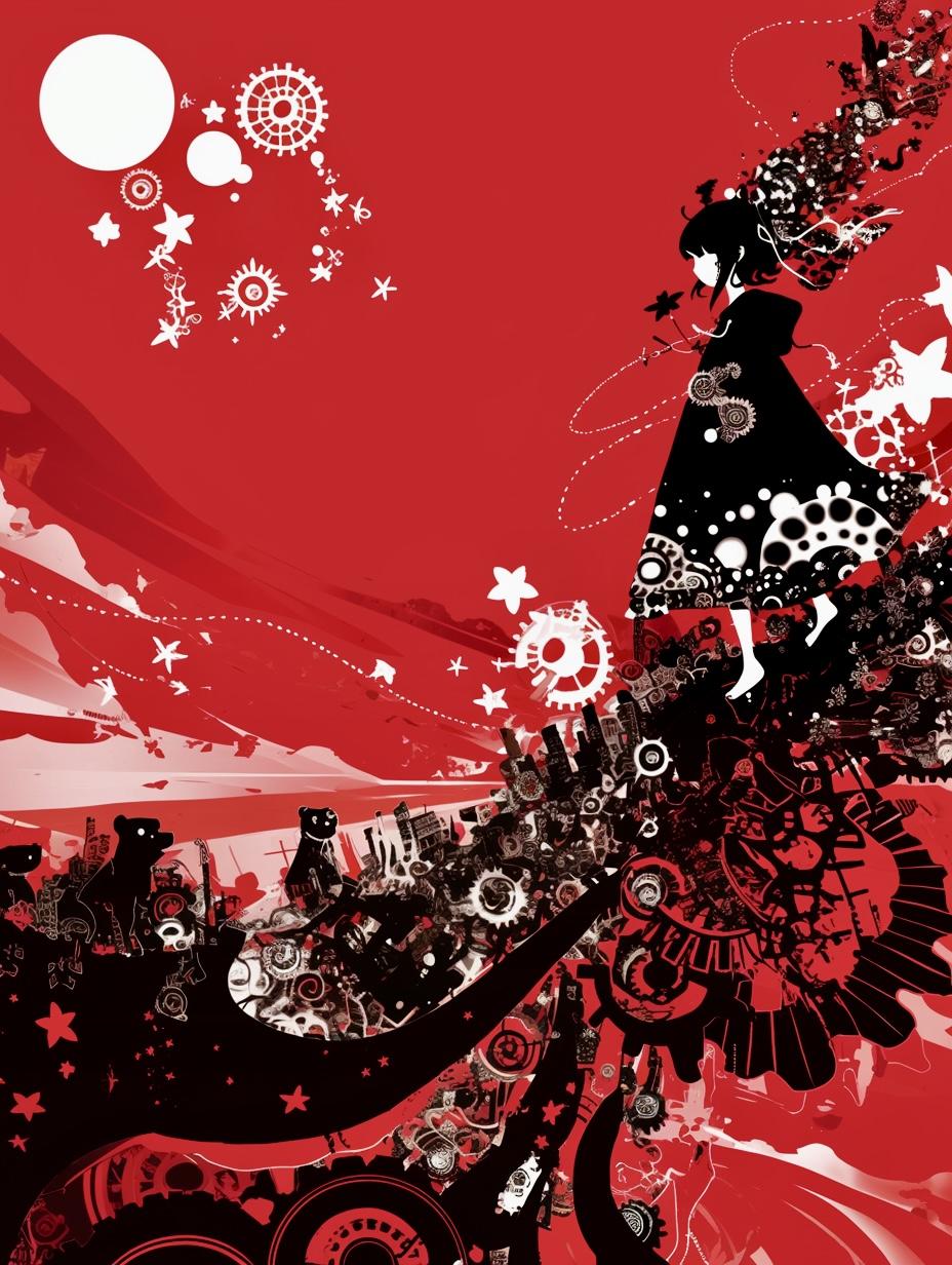 歯車の世界✖︎くま娘🐾 | の人気AIイラスト・グラビア