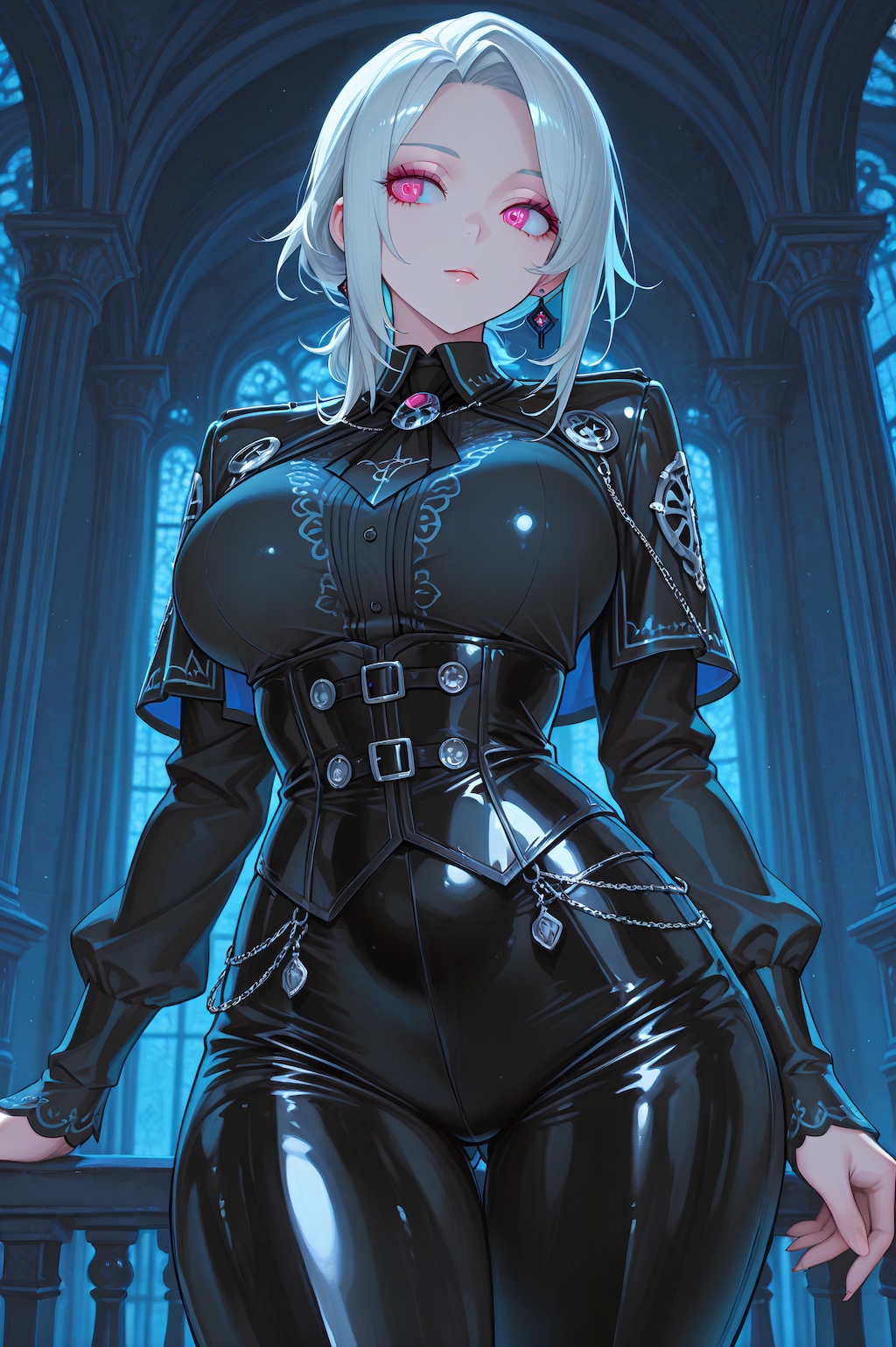 月夜の見回り