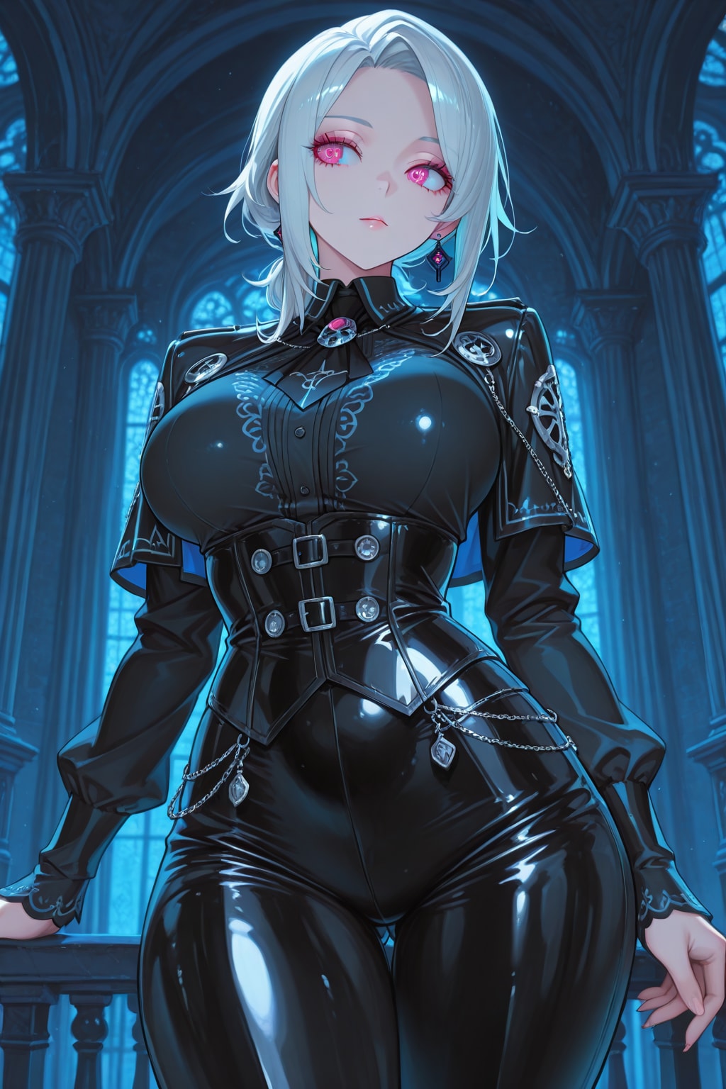 月夜の見回り
