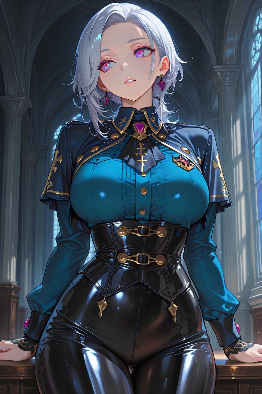 月夜の見回り