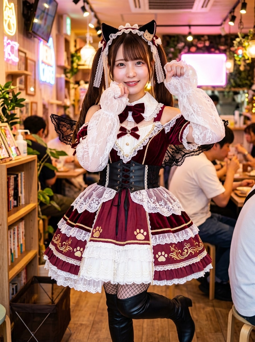 黒ツイにゃん